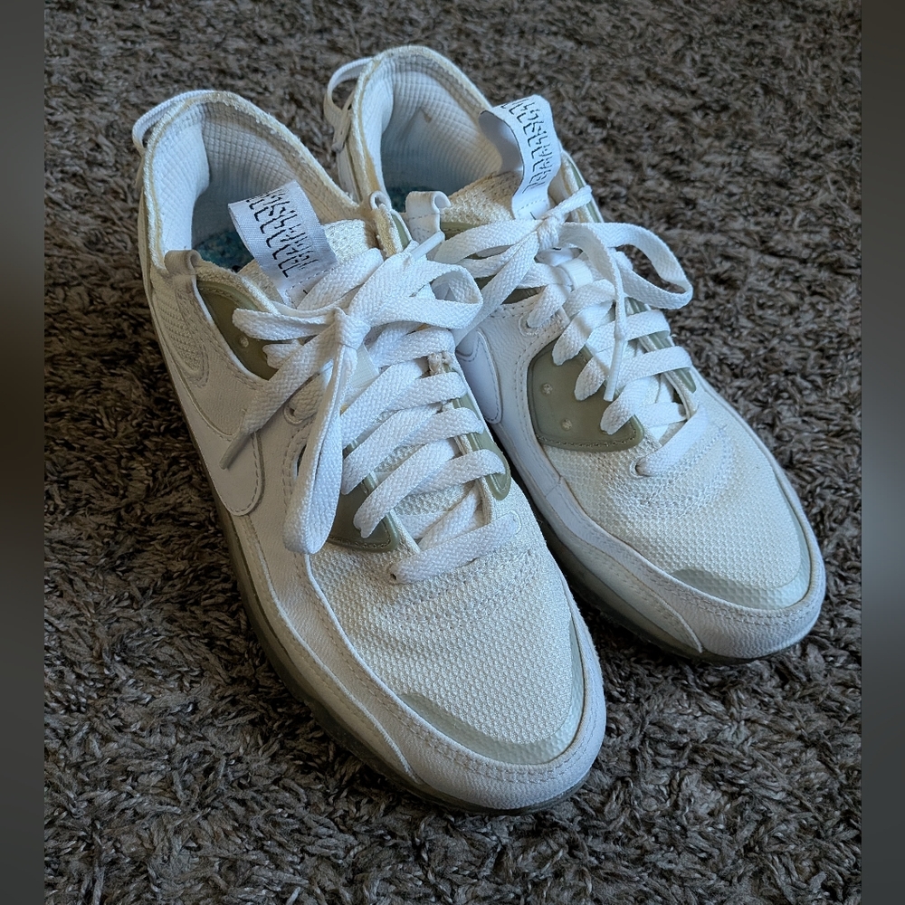 Nike Air Max Terrascape 90 Triple White Athletic Shoes Men's 7